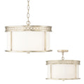 CAPITAL LIGHTING, ISABELLA SEMI-FLUSH, SEMI FLUSH MOUNT LIGHT