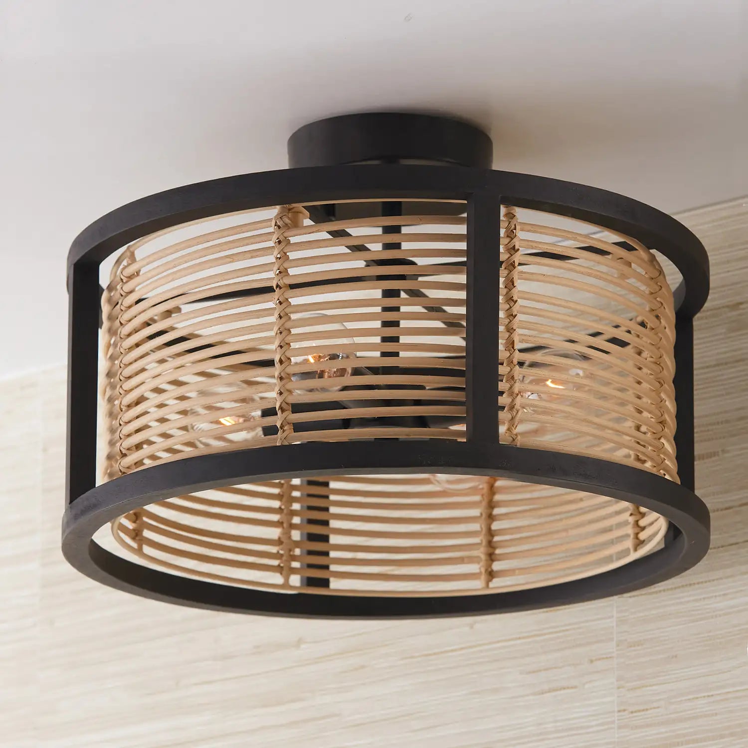 CAPITAL LIGHTING, RICO SEMI-FLUSH, SEMI FLUSH MOUNT LIGHT