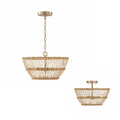 CAPITAL LIGHTING, WREN SEMI-FLUSH, SEMI FLUSH MOUNT LIGHT