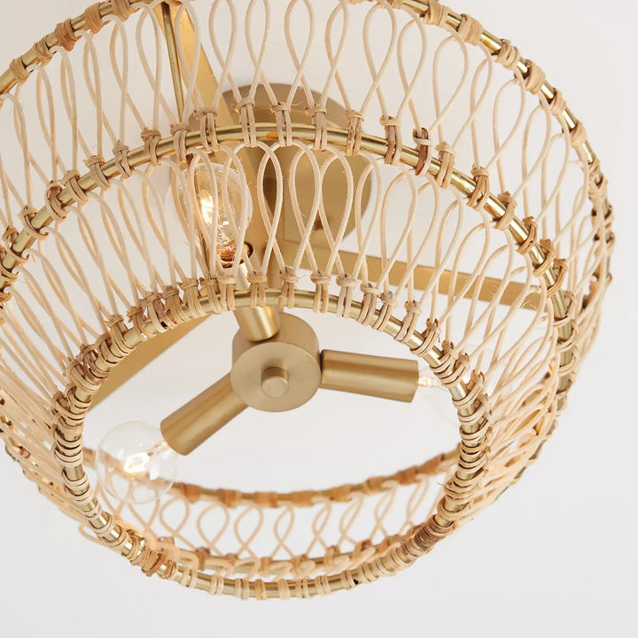 CAPITAL LIGHTING, WREN SEMI-FLUSH, SEMI FLUSH MOUNT LIGHT
