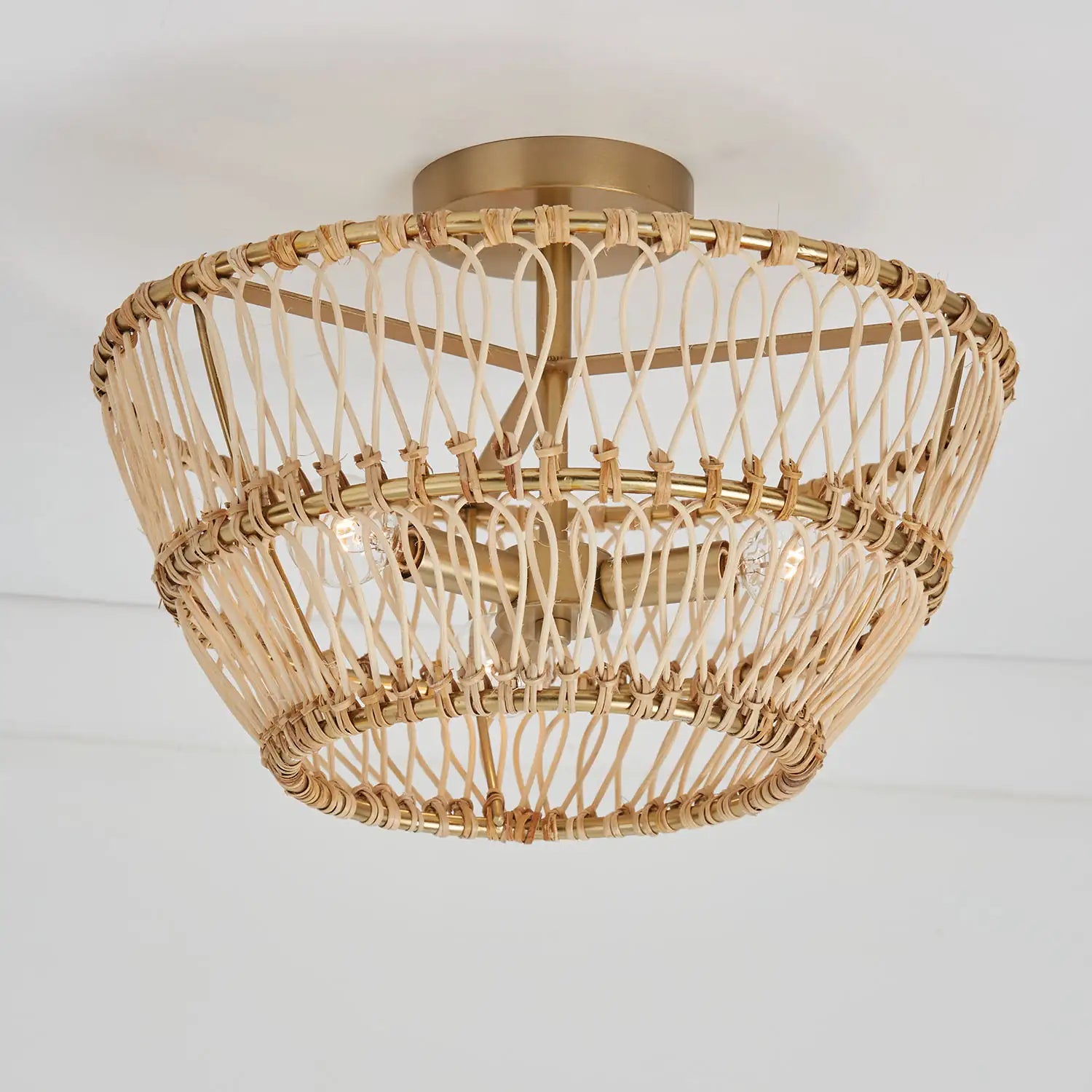 CAPITAL LIGHTING, WREN SEMI-FLUSH, SEMI FLUSH MOUNT LIGHT
