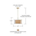 CAPITAL LIGHTING, LOLA SEMI-FLUSH, SEMI FLUSH MOUNT LIGHT