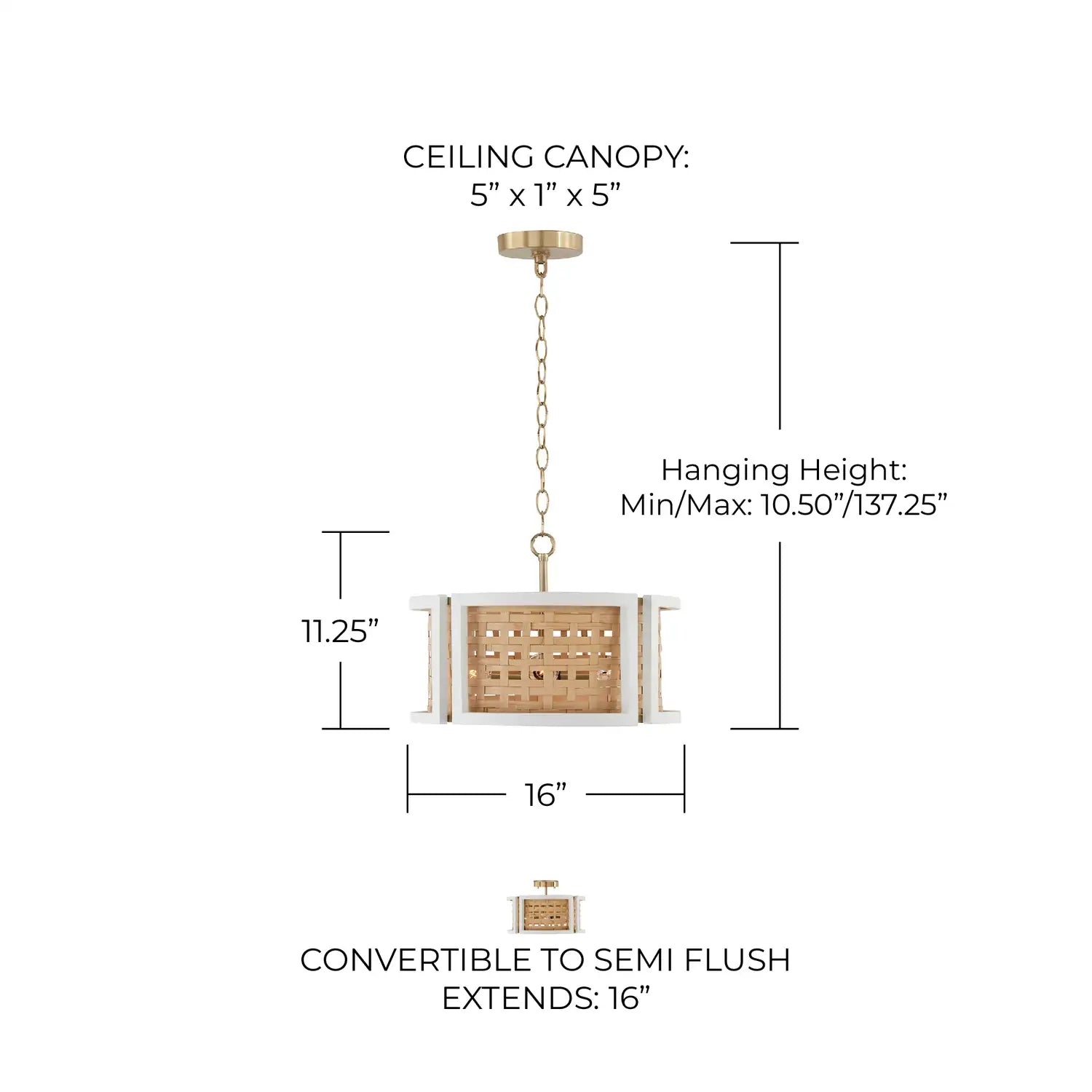 CAPITAL LIGHTING, LOLA SEMI-FLUSH, SEMI FLUSH MOUNT LIGHT
