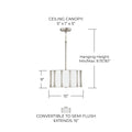 CAPITAL LIGHTING, BODIE SEMI-FLUSH, SEMI FLUSH MOUNT LIGHT