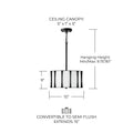CAPITAL LIGHTING, BODIE SEMI-FLUSH, SEMI FLUSH MOUNT LIGHT