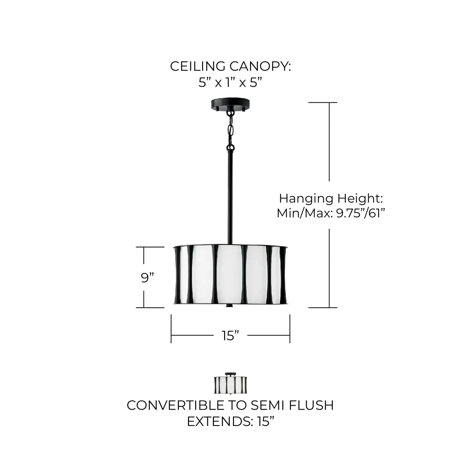 CAPITAL LIGHTING, BODIE SEMI-FLUSH, SEMI FLUSH MOUNT LIGHT