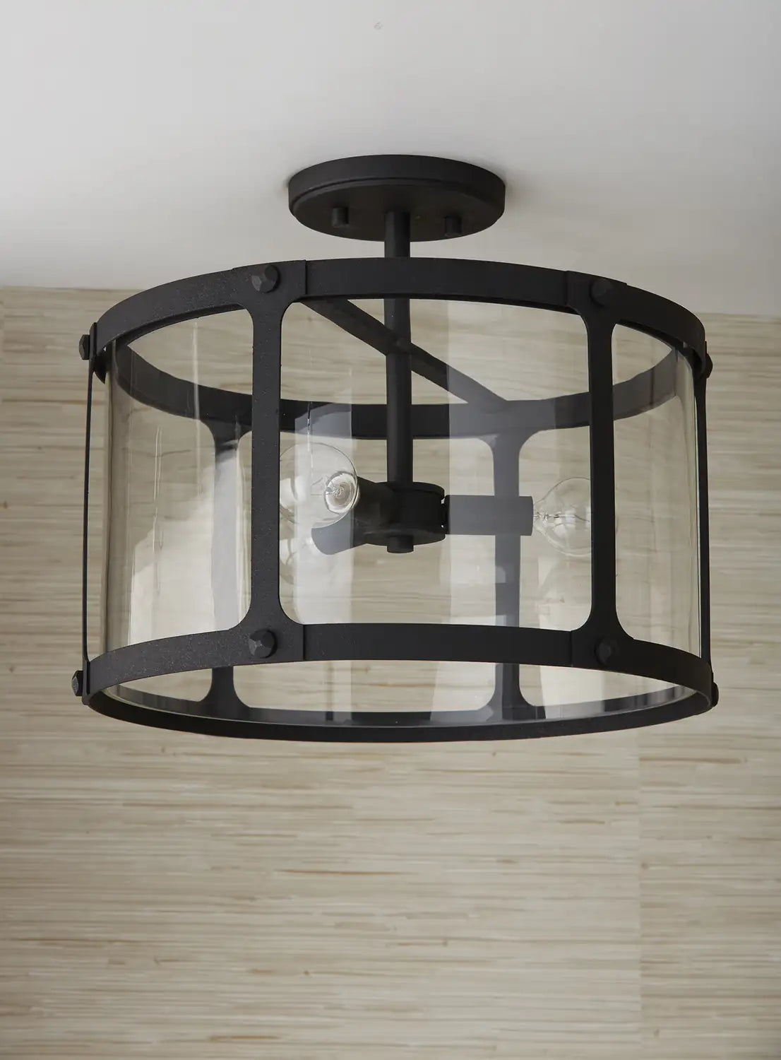 CAPITAL LIGHTING, BRENNEN SEMI-FLUSH, SEMI FLUSH MOUNT LIGHT