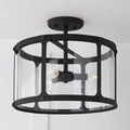 CAPITAL LIGHTING, BRENNEN SEMI-FLUSH, SEMI FLUSH MOUNT LIGHT