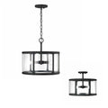 CAPITAL LIGHTING, BRENNEN SEMI-FLUSH, SEMI FLUSH MOUNT LIGHT