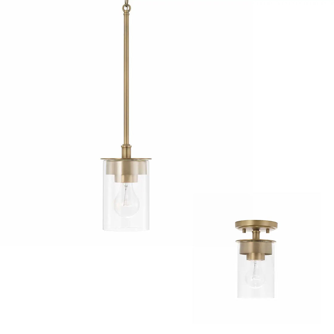 CAPITAL LIGHTING, MASON SEMI-FLUSH, SEMI FLUSH MOUNT LIGHT