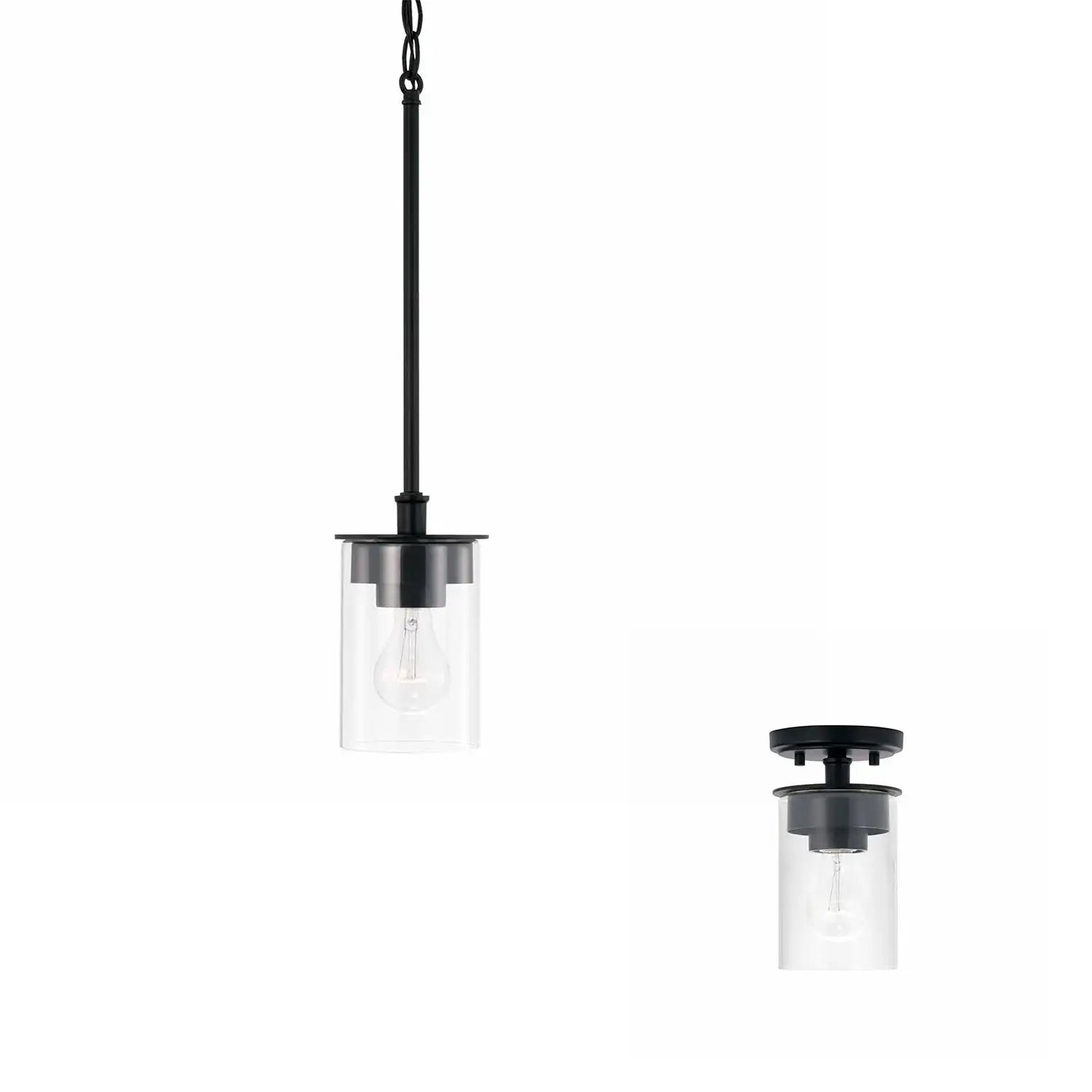 CAPITAL LIGHTING, MASON SEMI-FLUSH, SEMI FLUSH MOUNT LIGHT