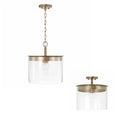 CAPITAL LIGHTING, MASON SEMI-FLUSH, SEMI FLUSH MOUNT LIGHT