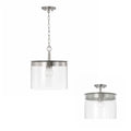 CAPITAL LIGHTING, MASON SEMI-FLUSH, SEMI FLUSH MOUNT LIGHT