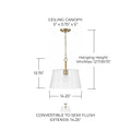 CAPITAL LIGHTING, BAKER PENDANT, PENDANT LIGHT