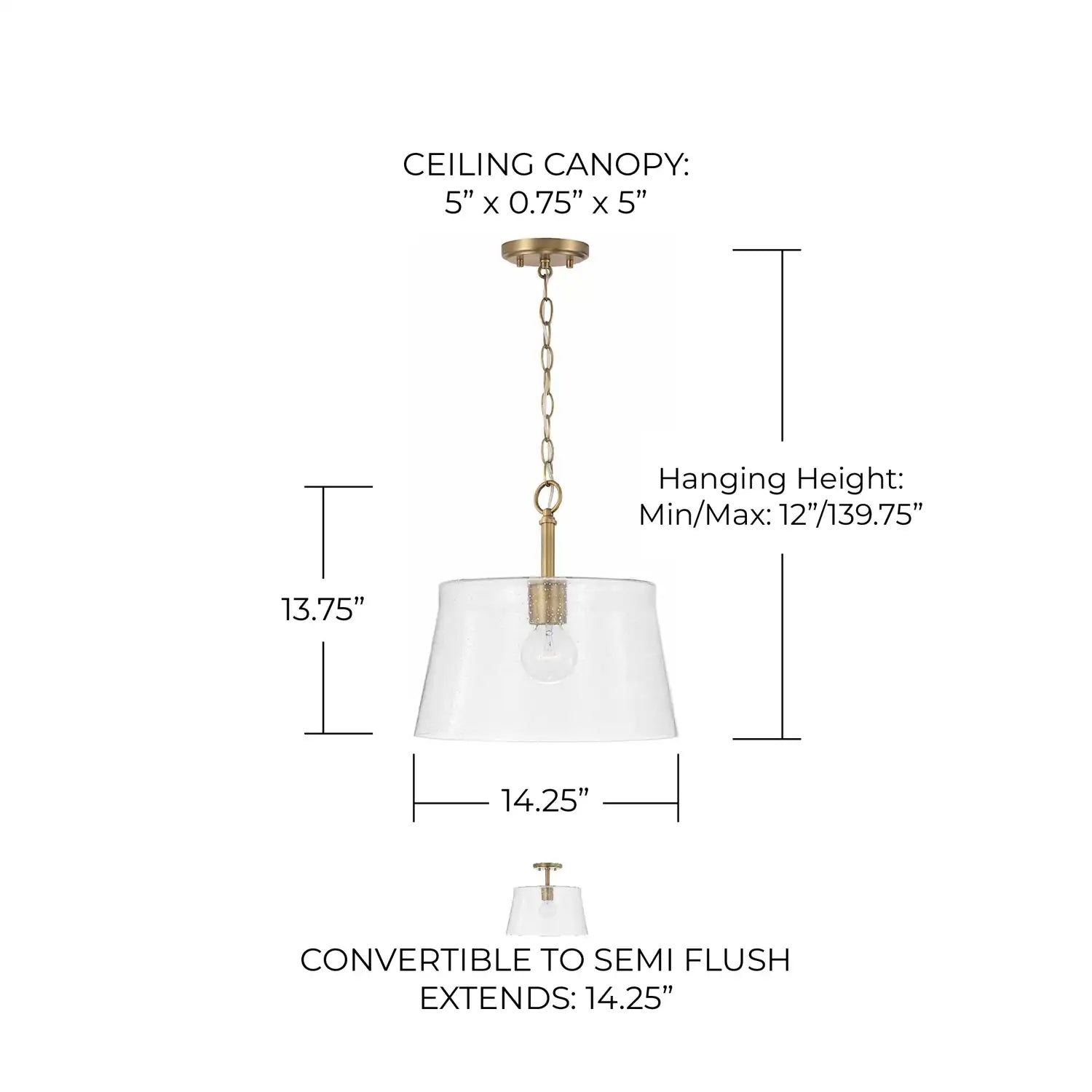 CAPITAL LIGHTING, BAKER PENDANT, PENDANT LIGHT
