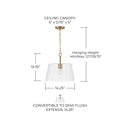 HOMEPLACE LIGHTING, BAKER PENDANT, PENDANT LIGHT