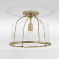 CAPITAL LIGHTING, MADISON SEMI-FLUSH, SEMI FLUSH MOUNT LIGHT