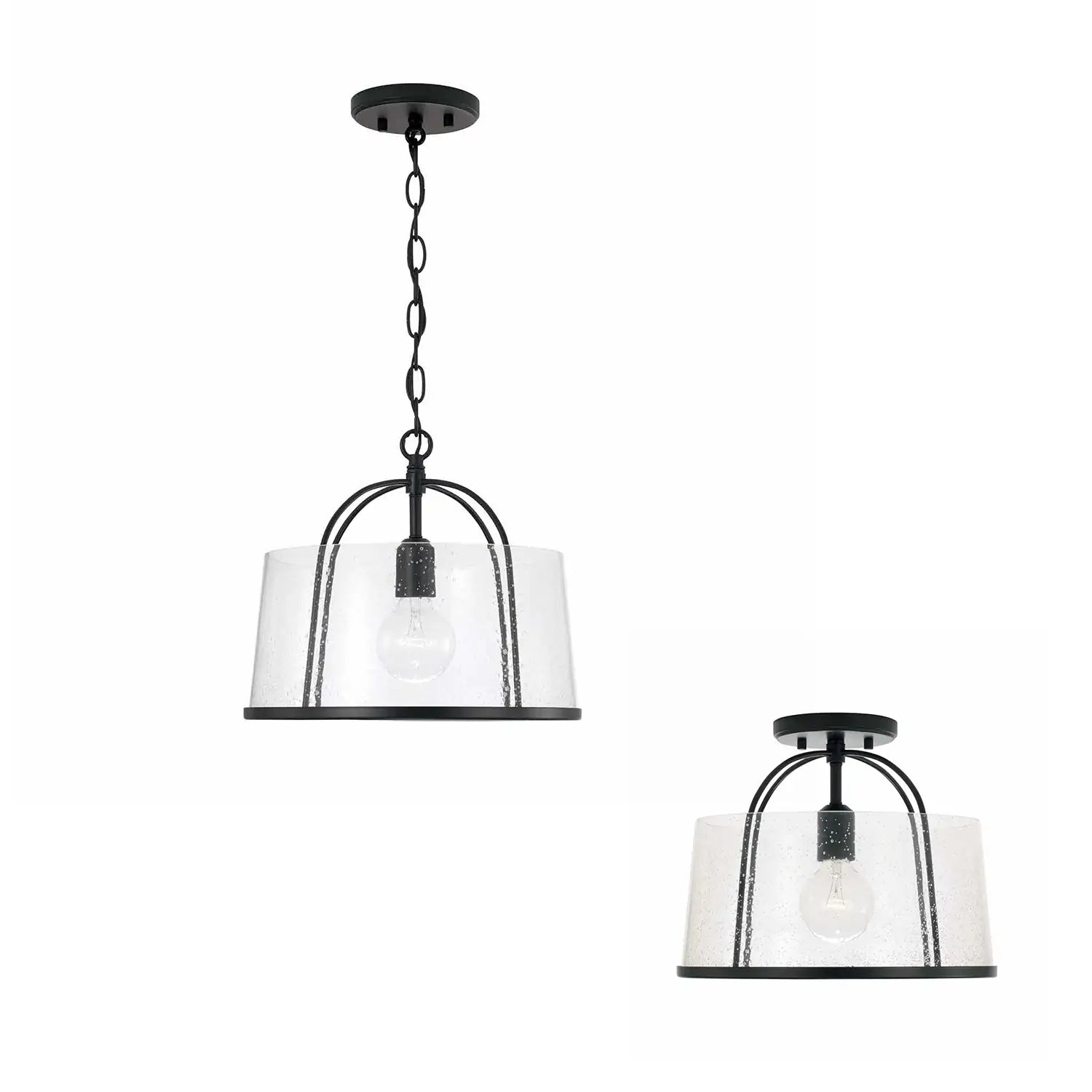 CAPITAL LIGHTING, MADISON SEMI-FLUSH, SEMI FLUSH MOUNT LIGHT
