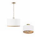 CAPITAL LIGHTING, SOLEIL SEMI-FLUSH, SEMI FLUSH MOUNT LIGHT