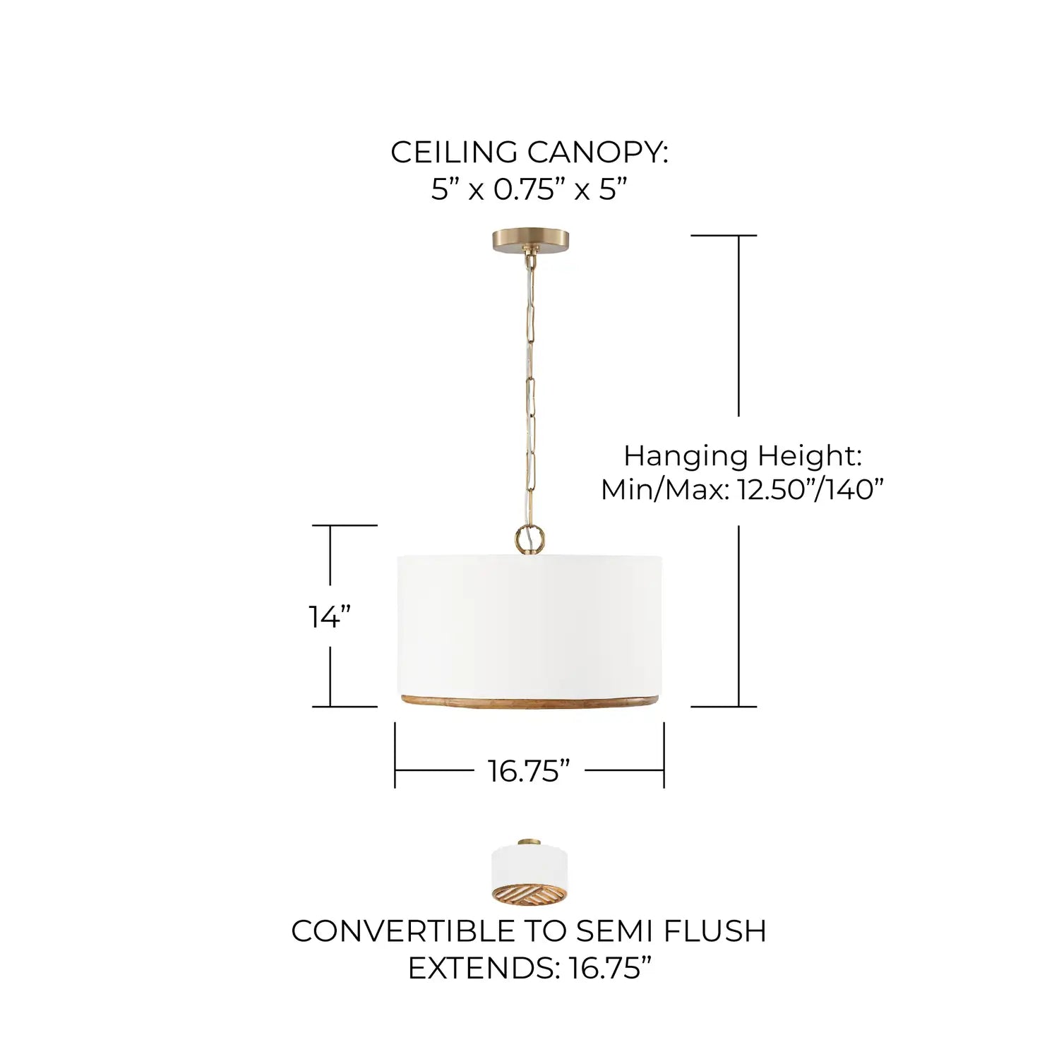 CAPITAL LIGHTING, SOLEIL SEMI-FLUSH, SEMI FLUSH MOUNT LIGHT