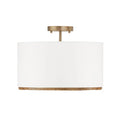 CAPITAL LIGHTING, SOLEIL SEMI-FLUSH, SEMI FLUSH MOUNT LIGHT
