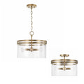 CAPITAL LIGHTING, FULLER SEMI-FLUSH, SEMI FLUSH MOUNT LIGHT
