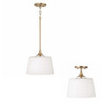 CAPITAL LIGHTING, PRESLEY SEMI-FLUSH, SEMI FLUSH MOUNT LIGHT