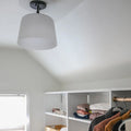CAPITAL LIGHTING, PRESLEY SEMI-FLUSH, SEMI FLUSH MOUNT LIGHT