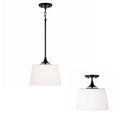 CAPITAL LIGHTING, PRESLEY SEMI-FLUSH, SEMI FLUSH MOUNT LIGHT