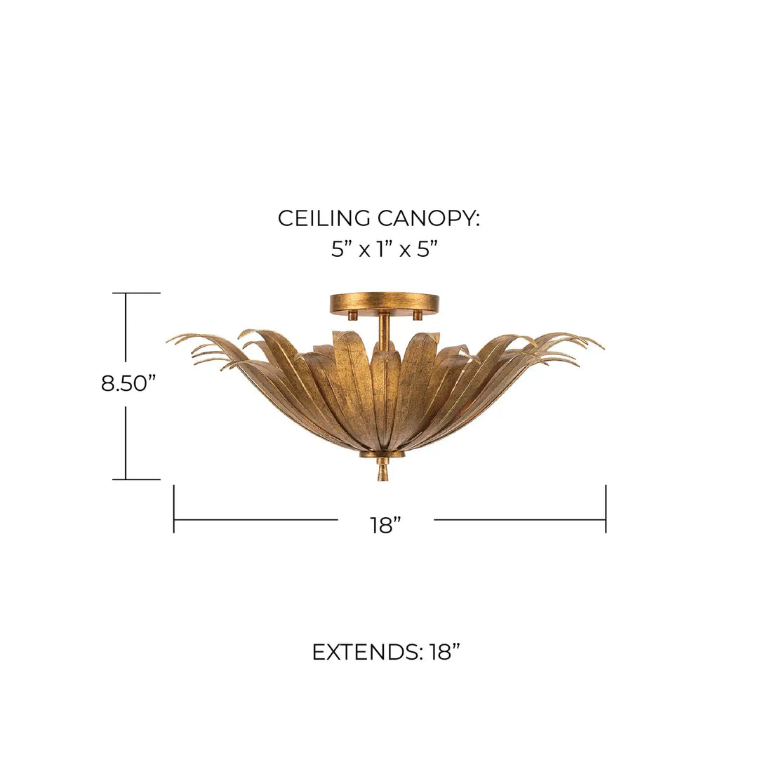 CAPITAL LIGHTING, EDEN SEMI-FLUSH, SEMI FLUSH MOUNT LIGHT