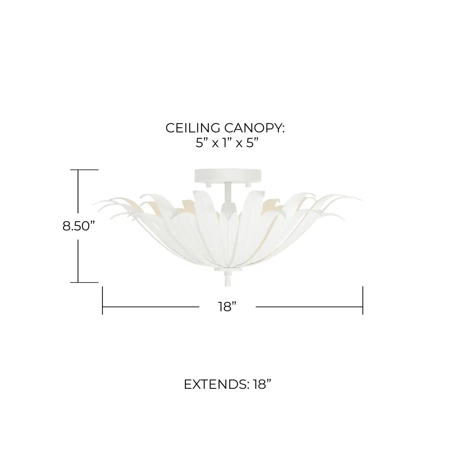 CAPITAL LIGHTING, EDEN SEMI-FLUSH, SEMI FLUSH MOUNT LIGHT