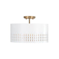 CAPITAL LIGHTING, DASH SEMI-FLUSH, SEMI FLUSH MOUNT LIGHT