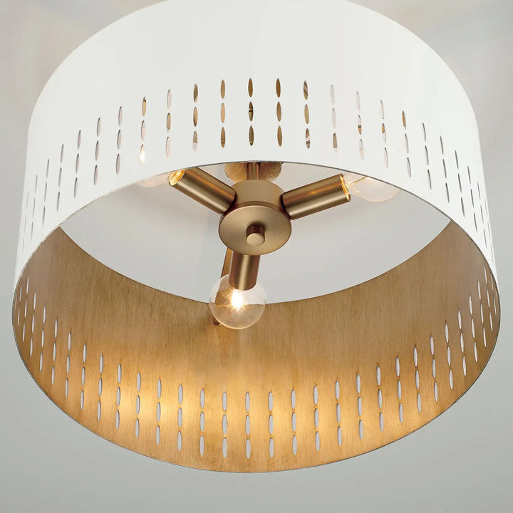 CAPITAL LIGHTING, DASH SEMI-FLUSH, SEMI FLUSH MOUNT LIGHT