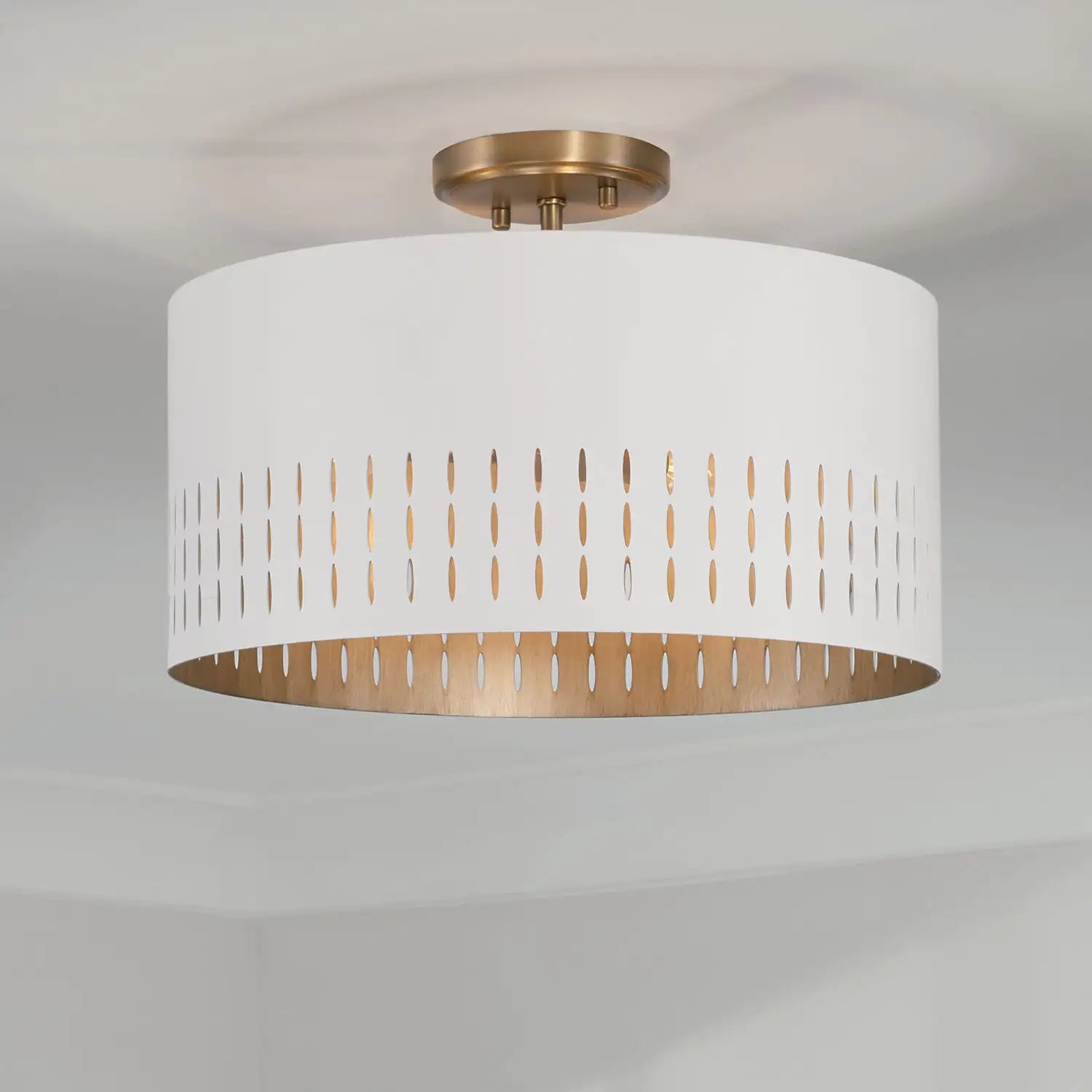 CAPITAL LIGHTING, DASH SEMI-FLUSH, SEMI FLUSH MOUNT LIGHT