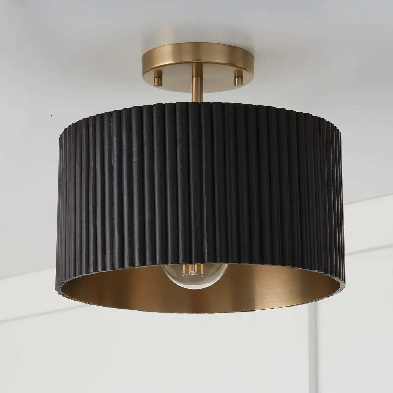 CAPITAL LIGHTING, DONOVAN SEMI-FLUSH, SEMI FLUSH MOUNT LIGHT