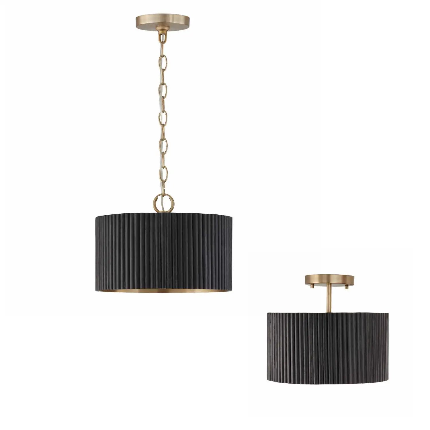 CAPITAL LIGHTING, DONOVAN SEMI-FLUSH, SEMI FLUSH MOUNT LIGHT