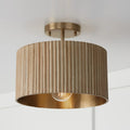 CAPITAL LIGHTING, DONOVAN SEMI-FLUSH, SEMI FLUSH MOUNT LIGHT