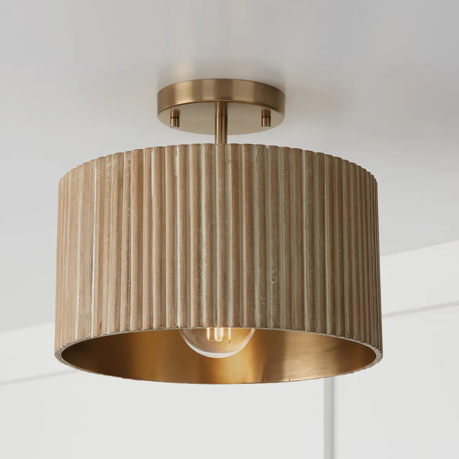 CAPITAL LIGHTING, DONOVAN SEMI-FLUSH, SEMI FLUSH MOUNT LIGHT