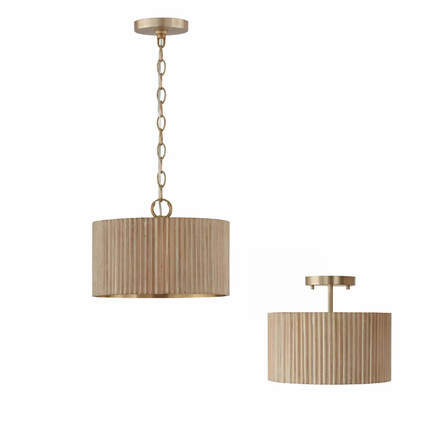 CAPITAL LIGHTING, DONOVAN SEMI-FLUSH, SEMI FLUSH MOUNT LIGHT