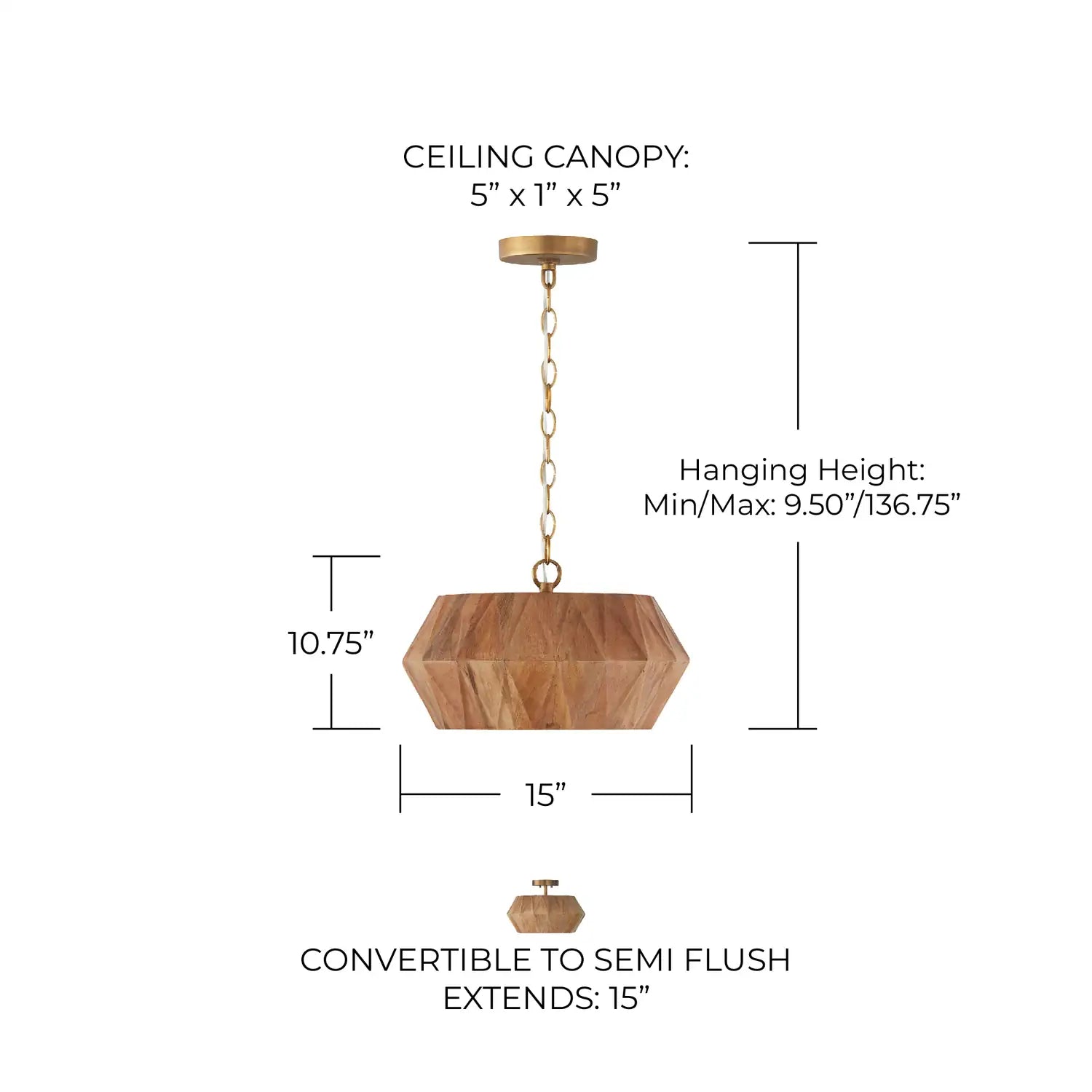 CAPITAL LIGHTING, NADEAU SEMI-FLUSH, SEMI FLUSH MOUNT LIGHT