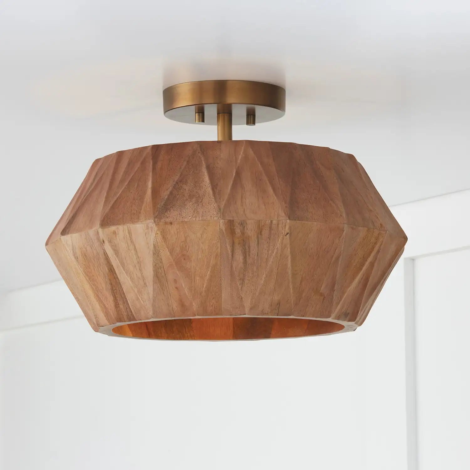 CAPITAL LIGHTING, NADEAU SEMI-FLUSH, SEMI FLUSH MOUNT LIGHT
