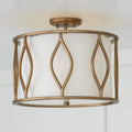 CAPITAL LIGHTING, COHEN SEMI-FLUSH, SEMI FLUSH MOUNT LIGHT