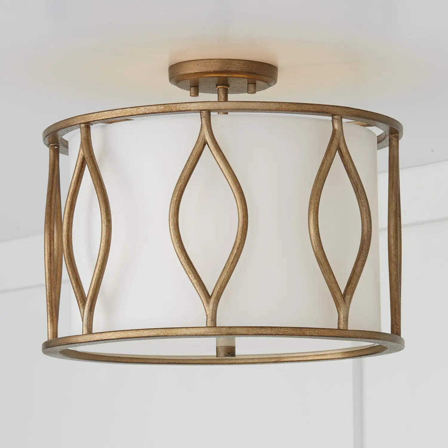 CAPITAL LIGHTING, COHEN SEMI-FLUSH, SEMI FLUSH MOUNT LIGHT