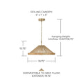 CAPITAL LIGHTING, MAYA SEMI-FLUSH, SEMI FLUSH MOUNT LIGHT