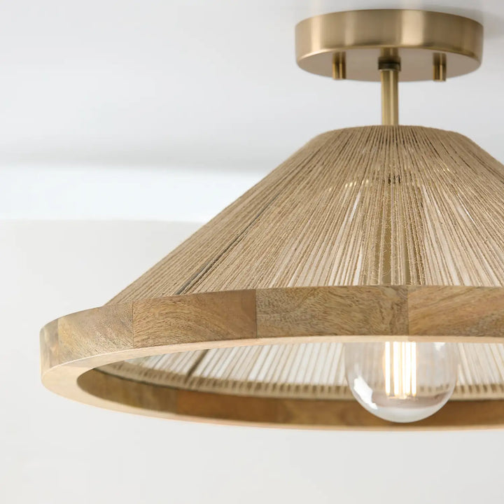 CAPITAL LIGHTING, MAYA SEMI-FLUSH, SEMI FLUSH MOUNT LIGHT