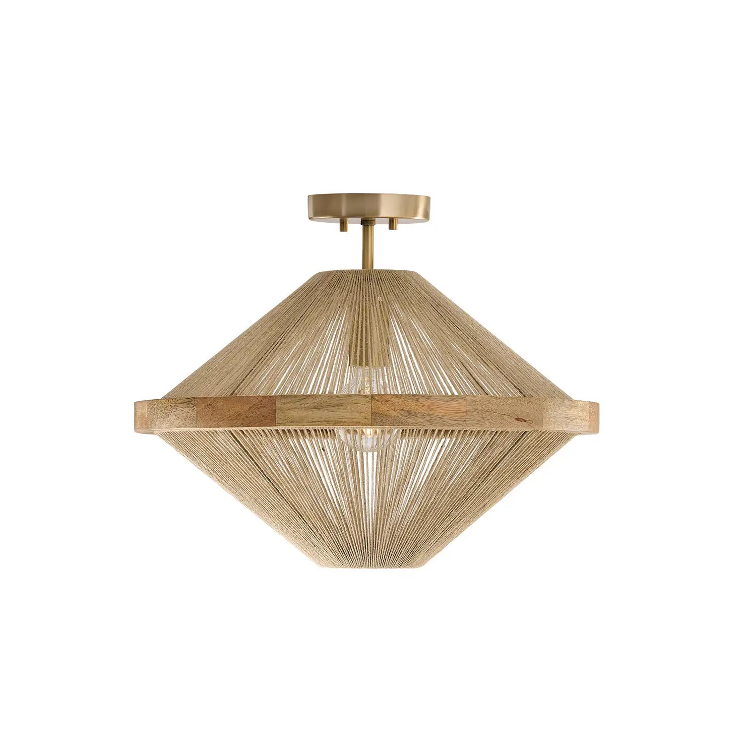 CAPITAL LIGHTING, MAYA SEMI-FLUSH, SEMI FLUSH MOUNT LIGHT