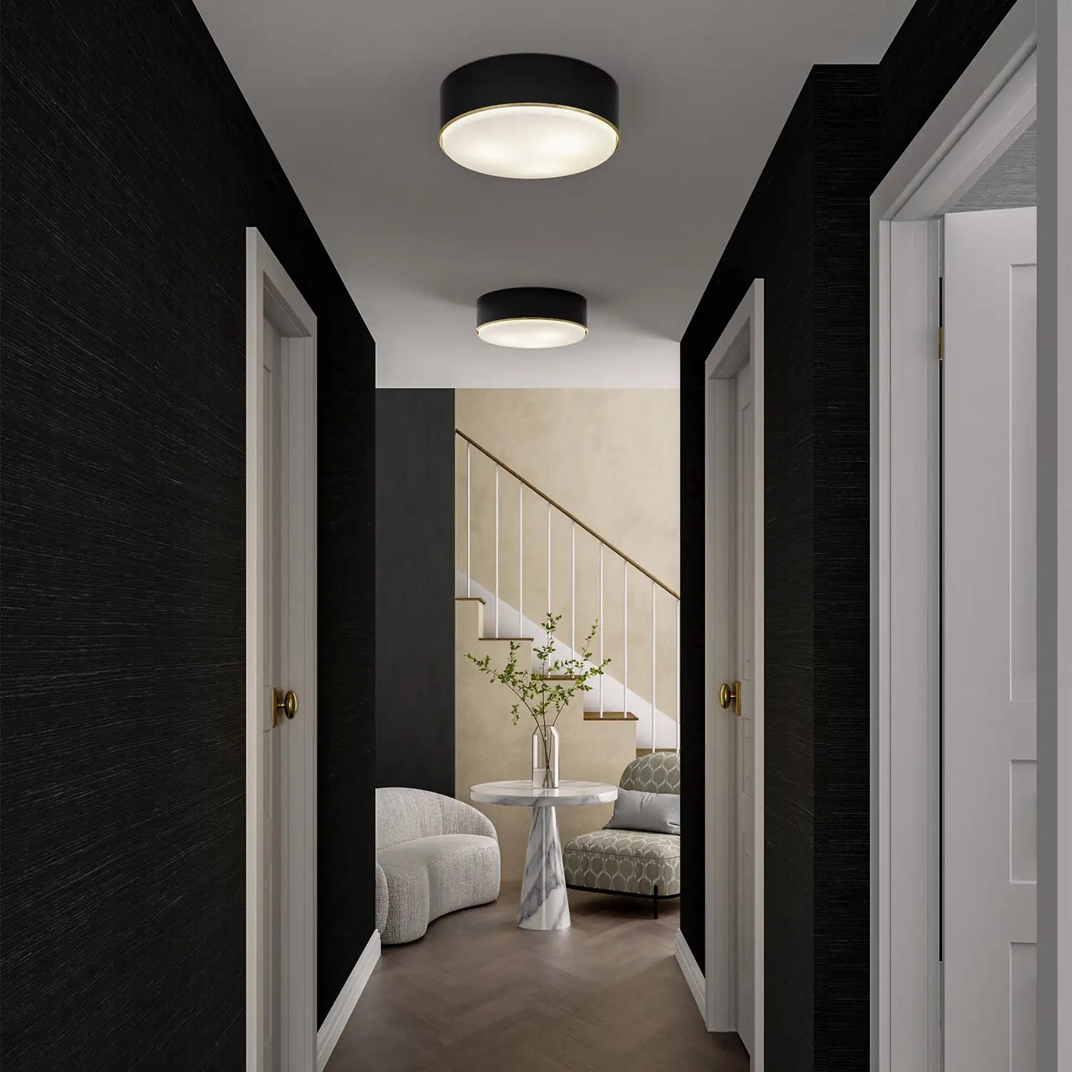 CAPITAL LIGHTING, CARLTON FLUSH, FLUSH MOUNT CEILING LIGHTS