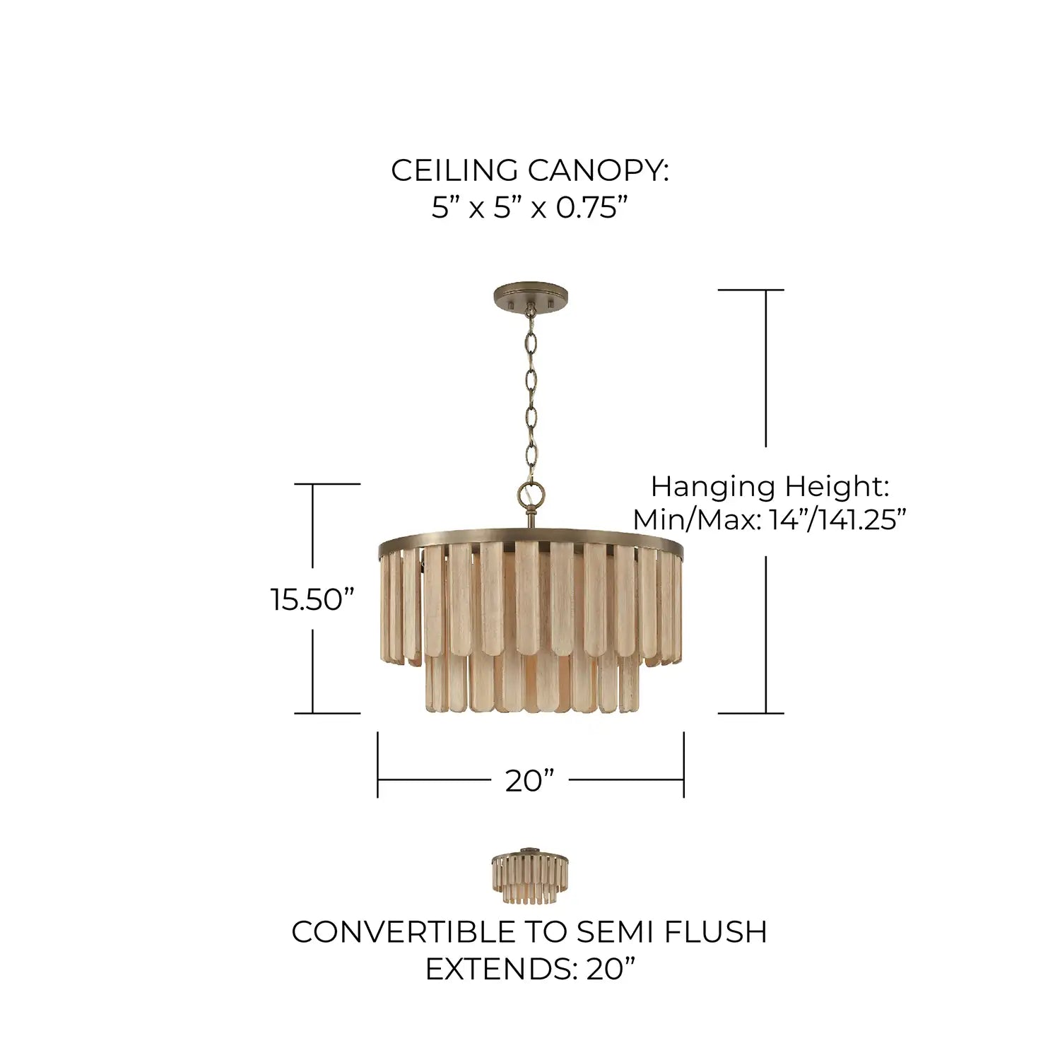 CAPITAL LIGHTING, JADA SEMI-FLUSH, SEMI FLUSH MOUNT LIGHT