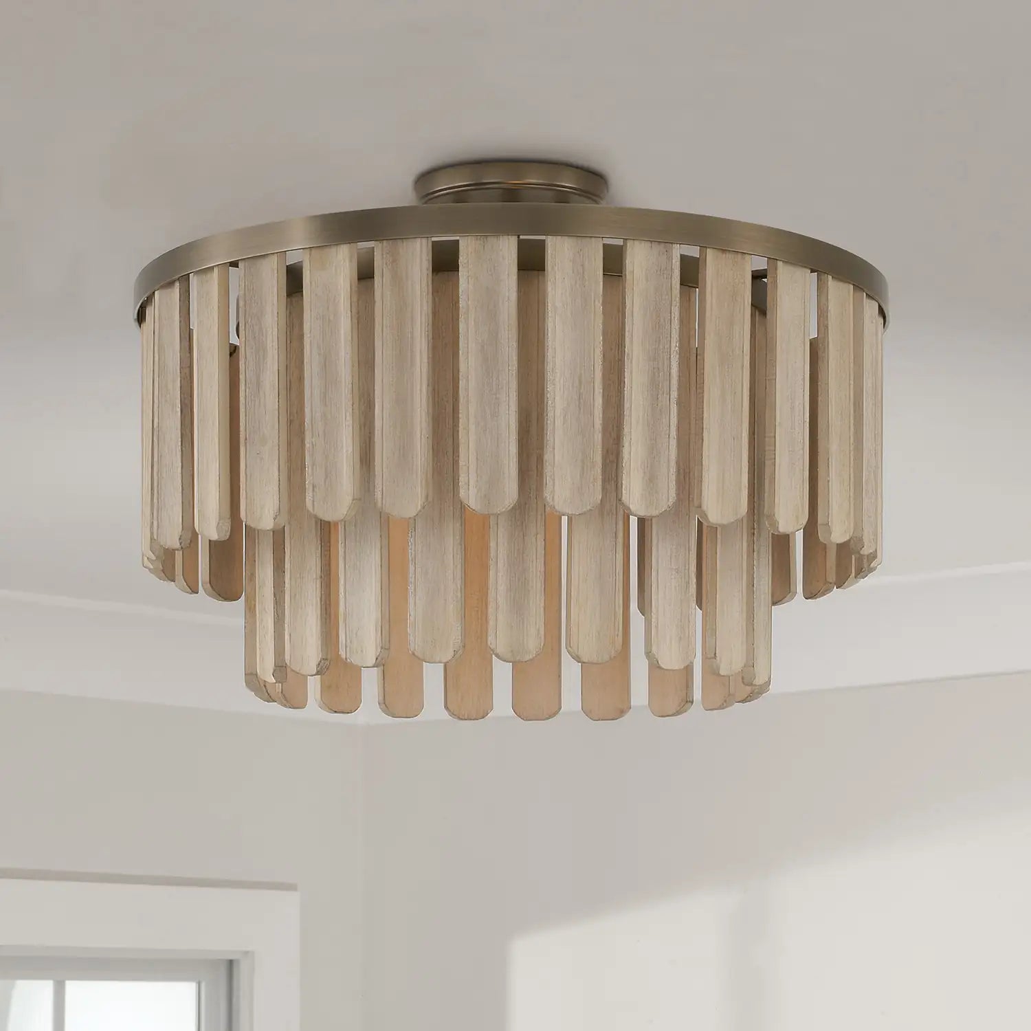CAPITAL LIGHTING, JADA SEMI-FLUSH, SEMI FLUSH MOUNT LIGHT