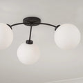 CAPITAL LIGHTING, AMOS SEMI-FLUSH, SEMI FLUSH MOUNT LIGHT